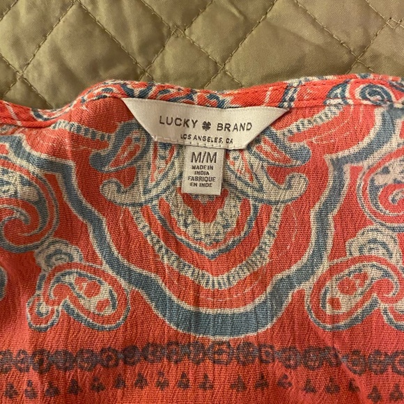 Lucky brand coral top - Picture 2 of 3